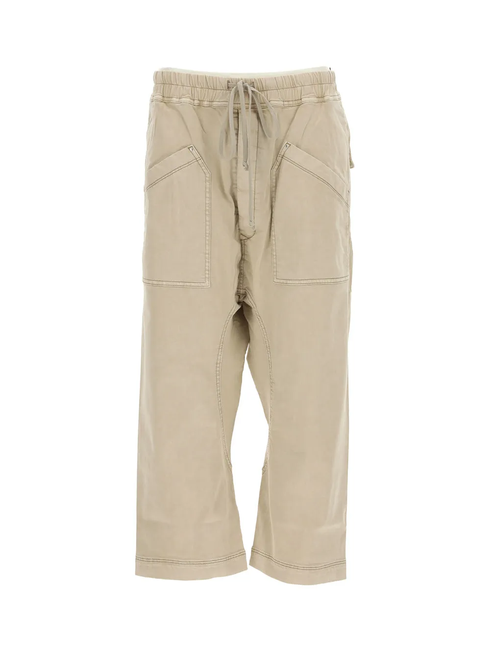 Rick Owens DRKSHDW Mastodon Tapered Leg Cropped Trousers