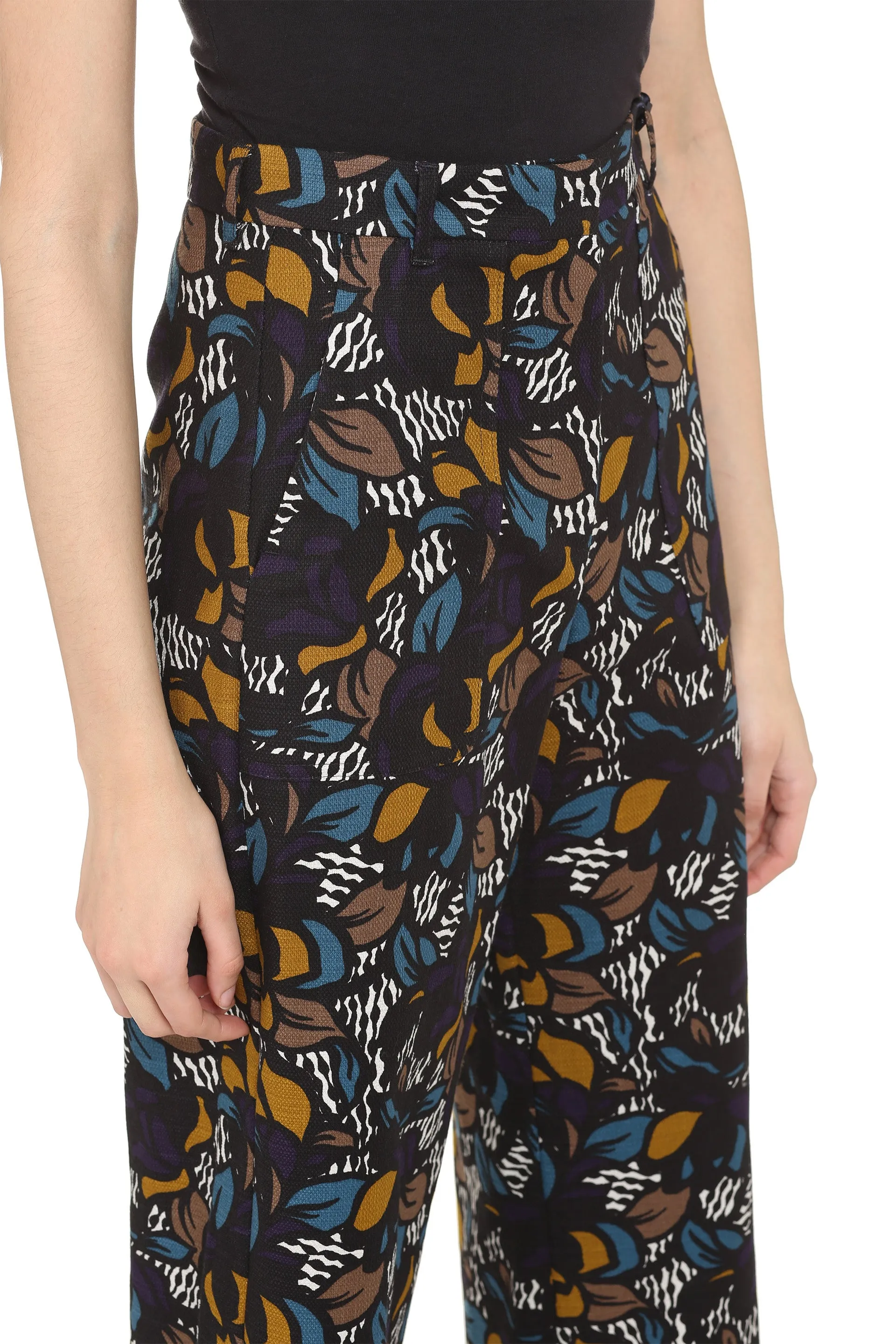 'S Max Mara Zulia Floral Printed Pants