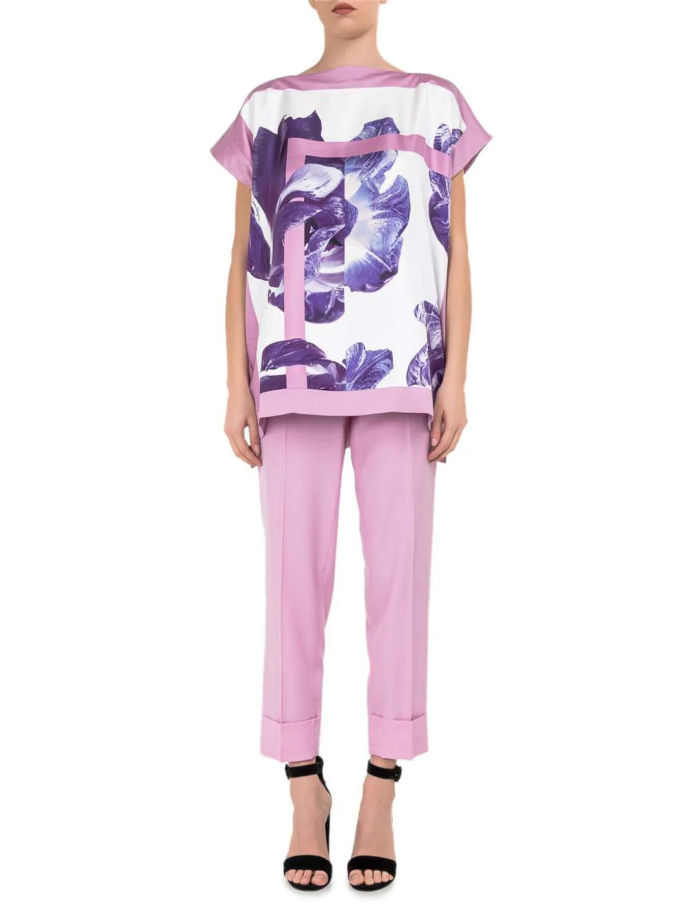 Salvatore Ferragamo Cropped Tailored Trousers