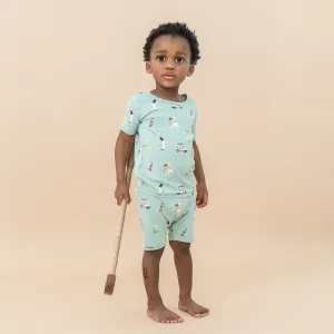 Short Sleeve Pajamas in Golf