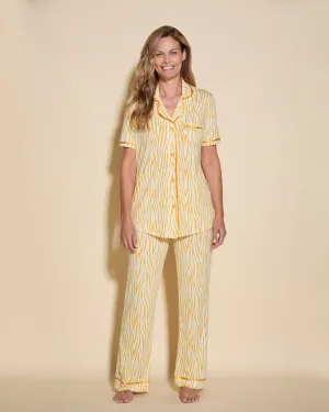 Short Sleeve Top & Pant Pajama Set