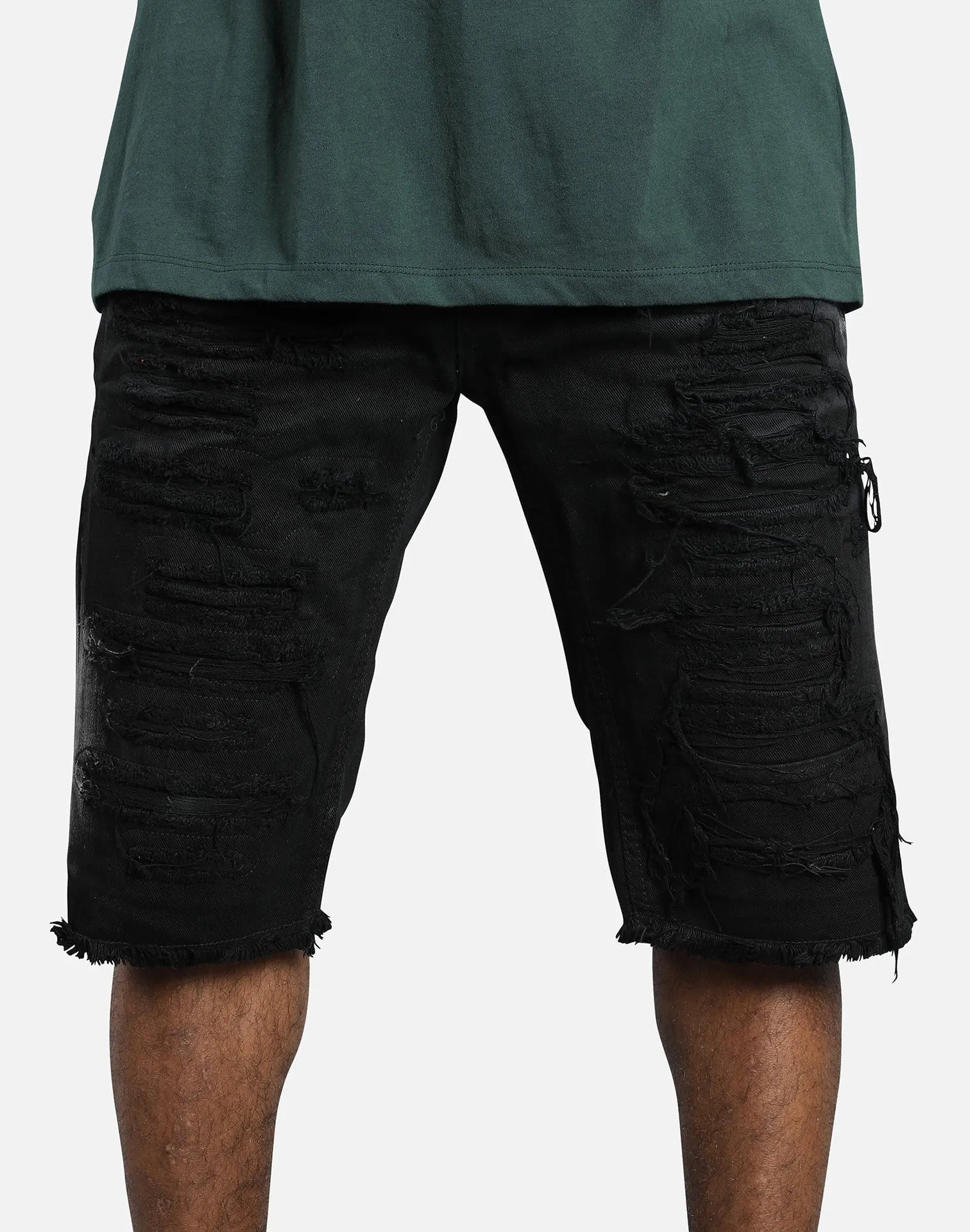 Smoke Rise DESTROYED DENIM SHORT