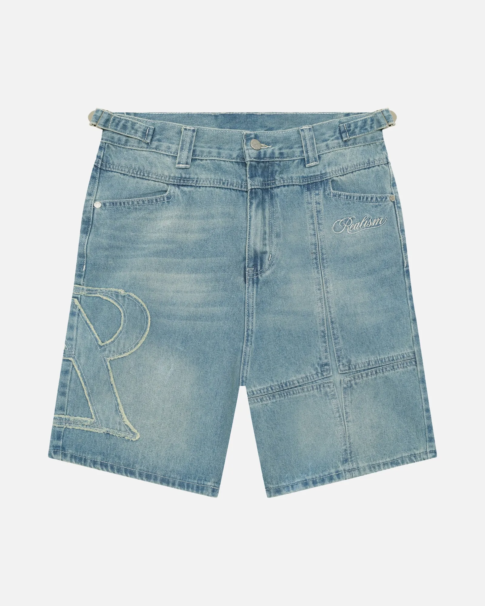 SSS REALISM VIVANT DENIM SHORTS WASHED BLUE