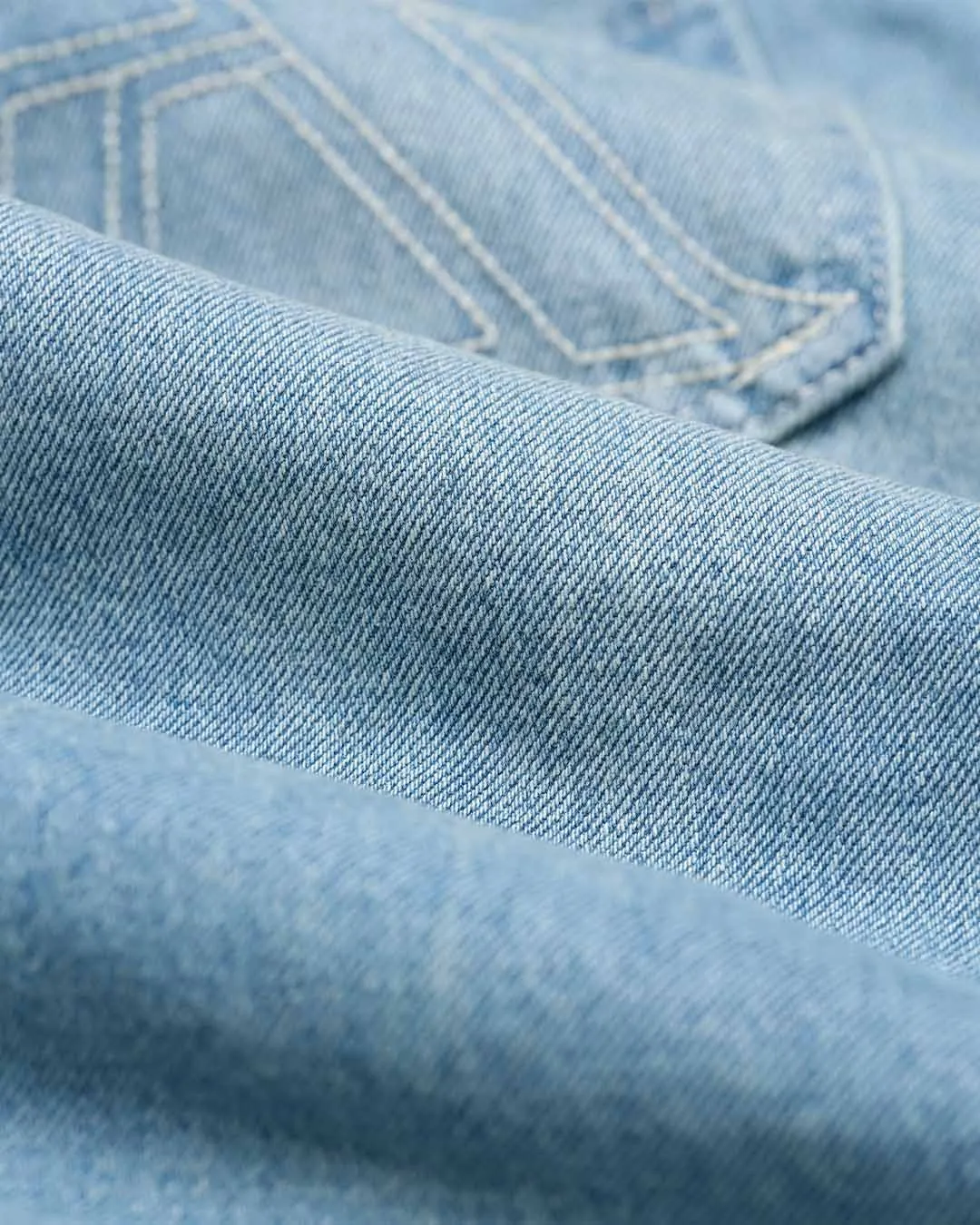 SSS REALISM VIVANT DENIM SHORTS WASHED BLUE