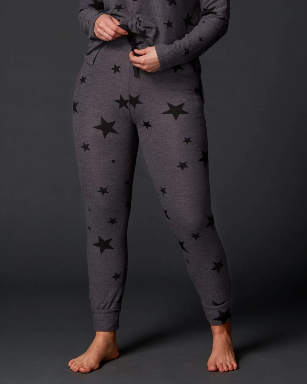 Star Print Jogger Pants
