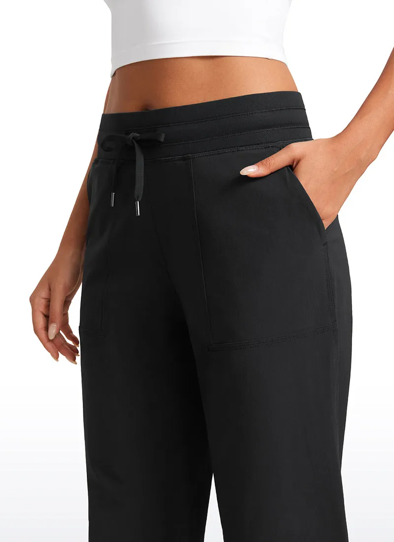 Strech Straight Leg Casual Pants 30'' - High Rise