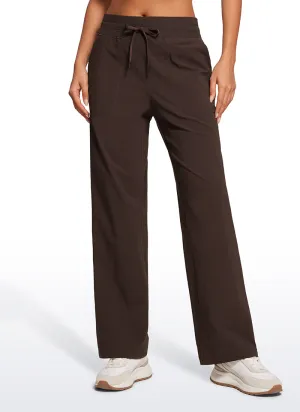 Strech Straight Leg Casual Pants 30'' - High Rise