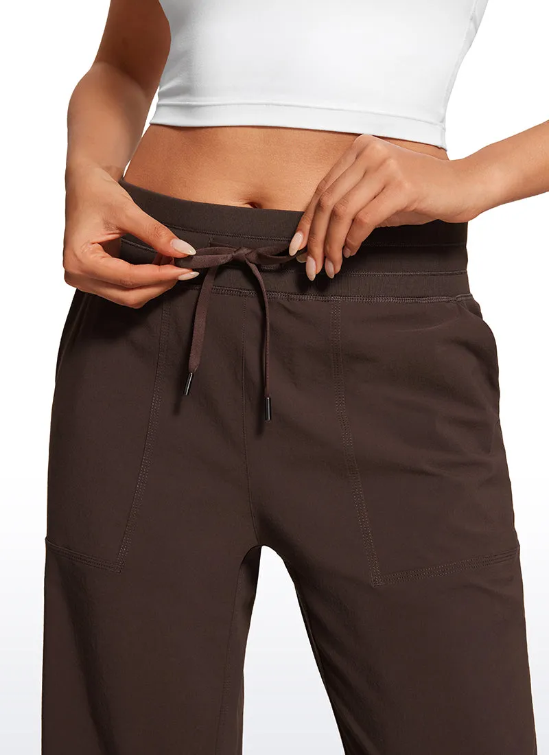 Strech Straight Leg Casual Pants 30'' - High Rise