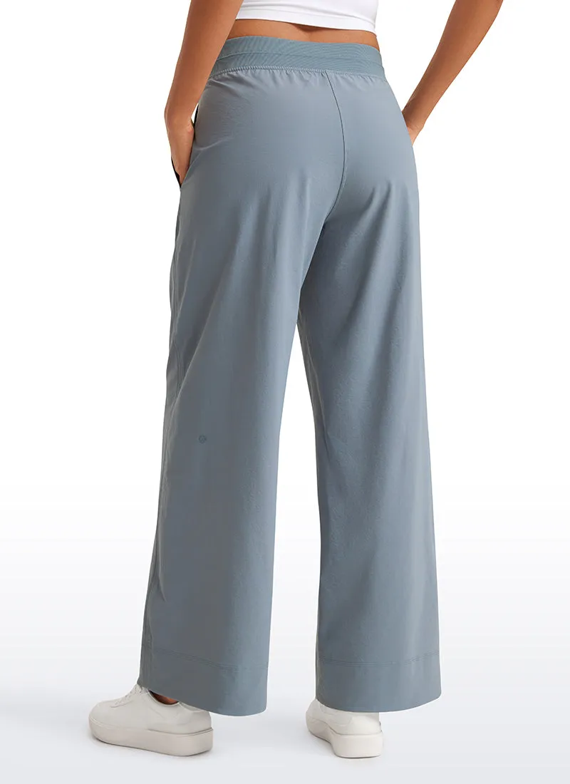 Stretch Wide Leg Casual Pants 30"
