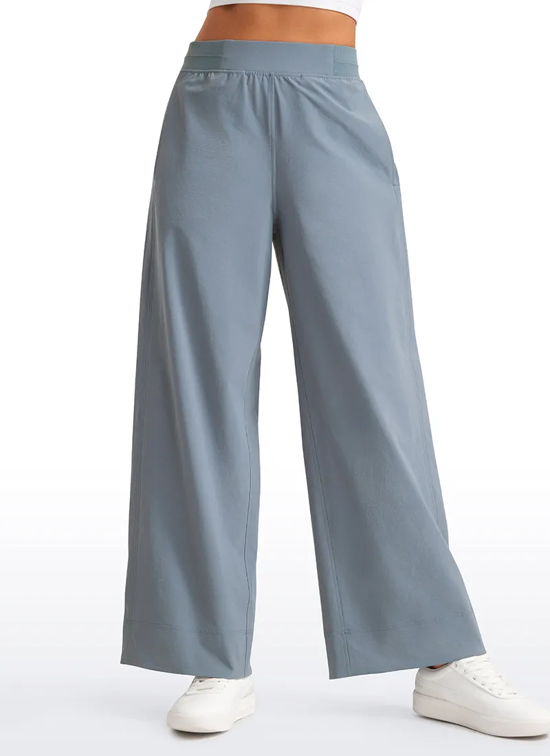 Stretch Wide Leg Casual Pants 30"