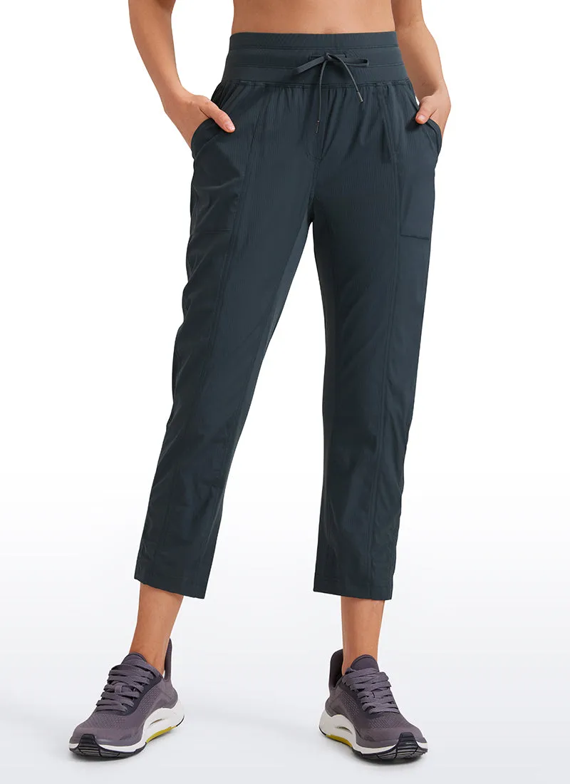 Striped Pants with Pockets 25''- Cinched Leg