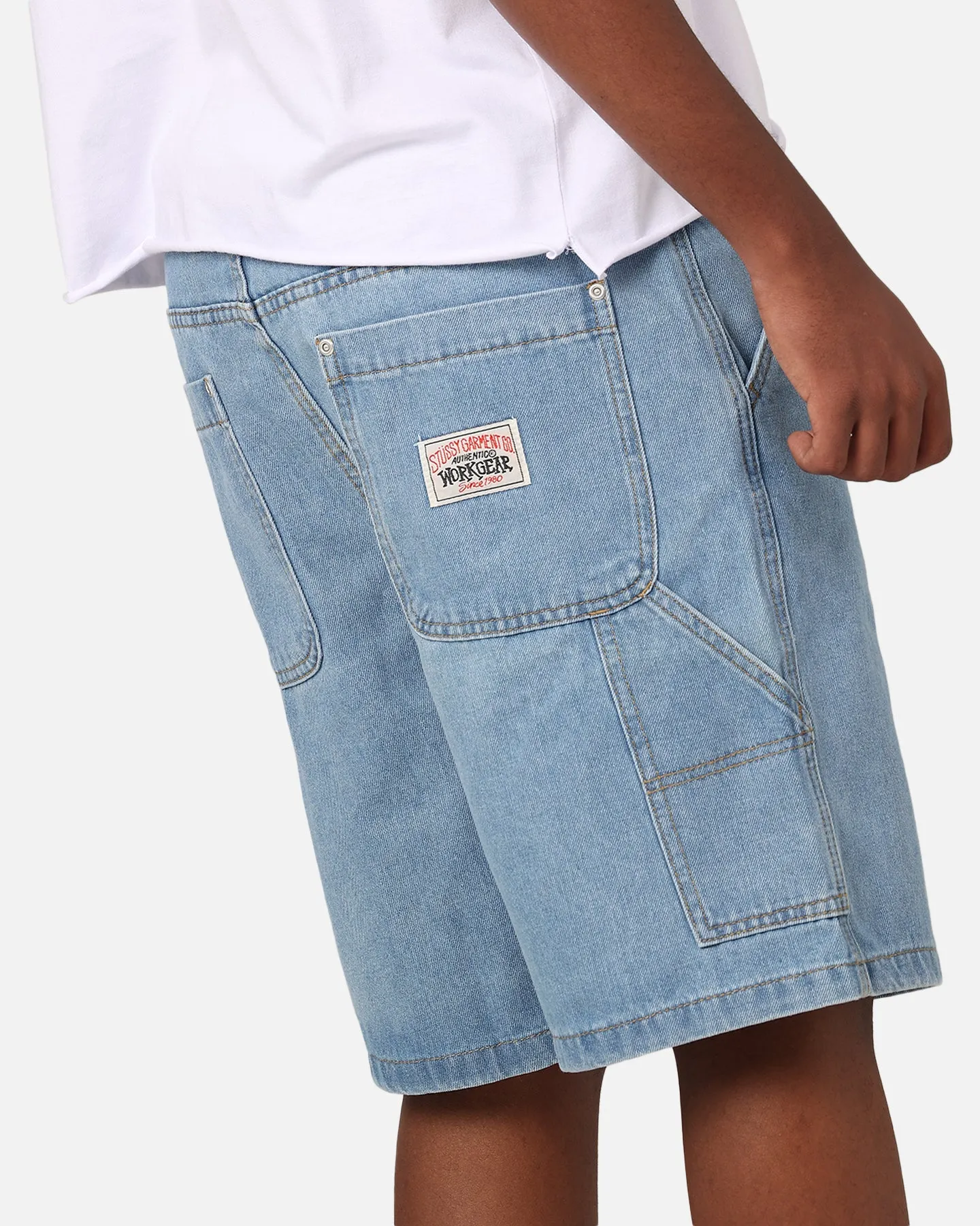Stussy Carpenter Shorts Mid Blue