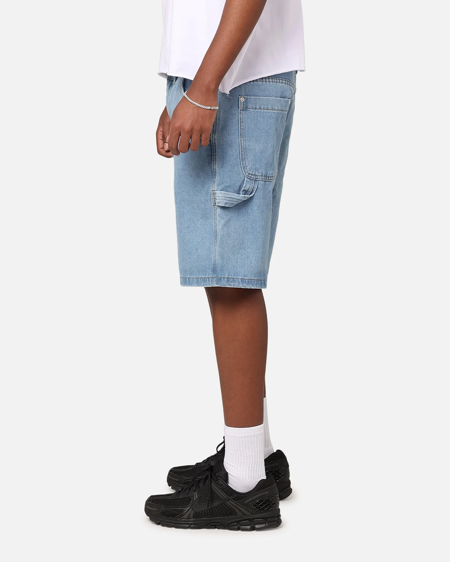 Stussy Carpenter Shorts Mid Blue