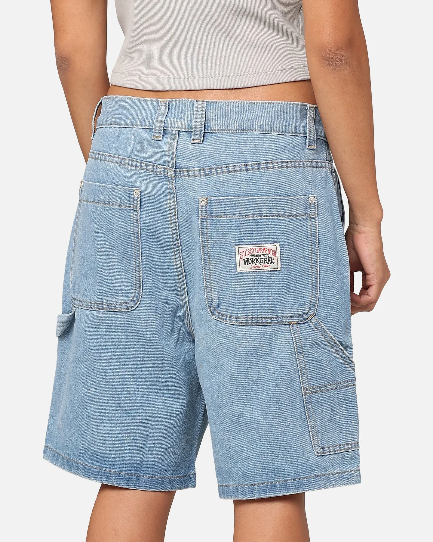 Stussy Carpenter Shorts Mid Blue