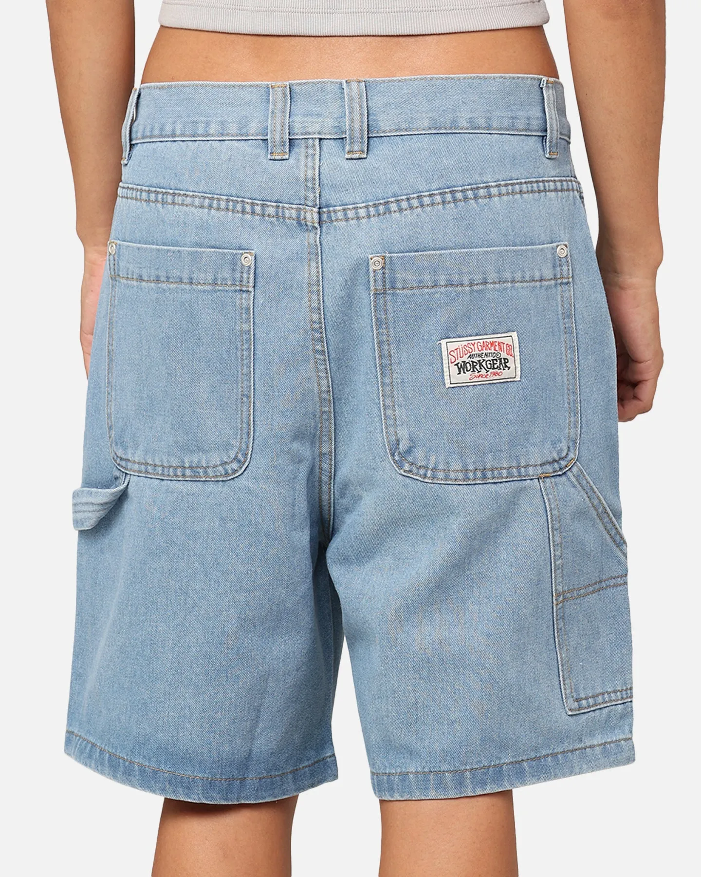 Stussy Carpenter Shorts Mid Blue