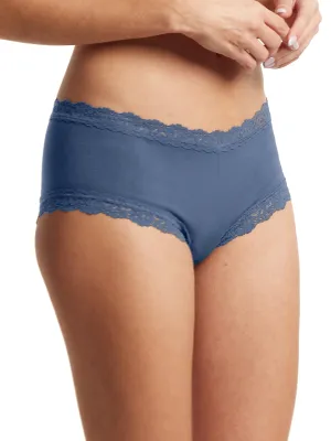 Supima® Cotton Boyshort Washed Indigo Blue Sale