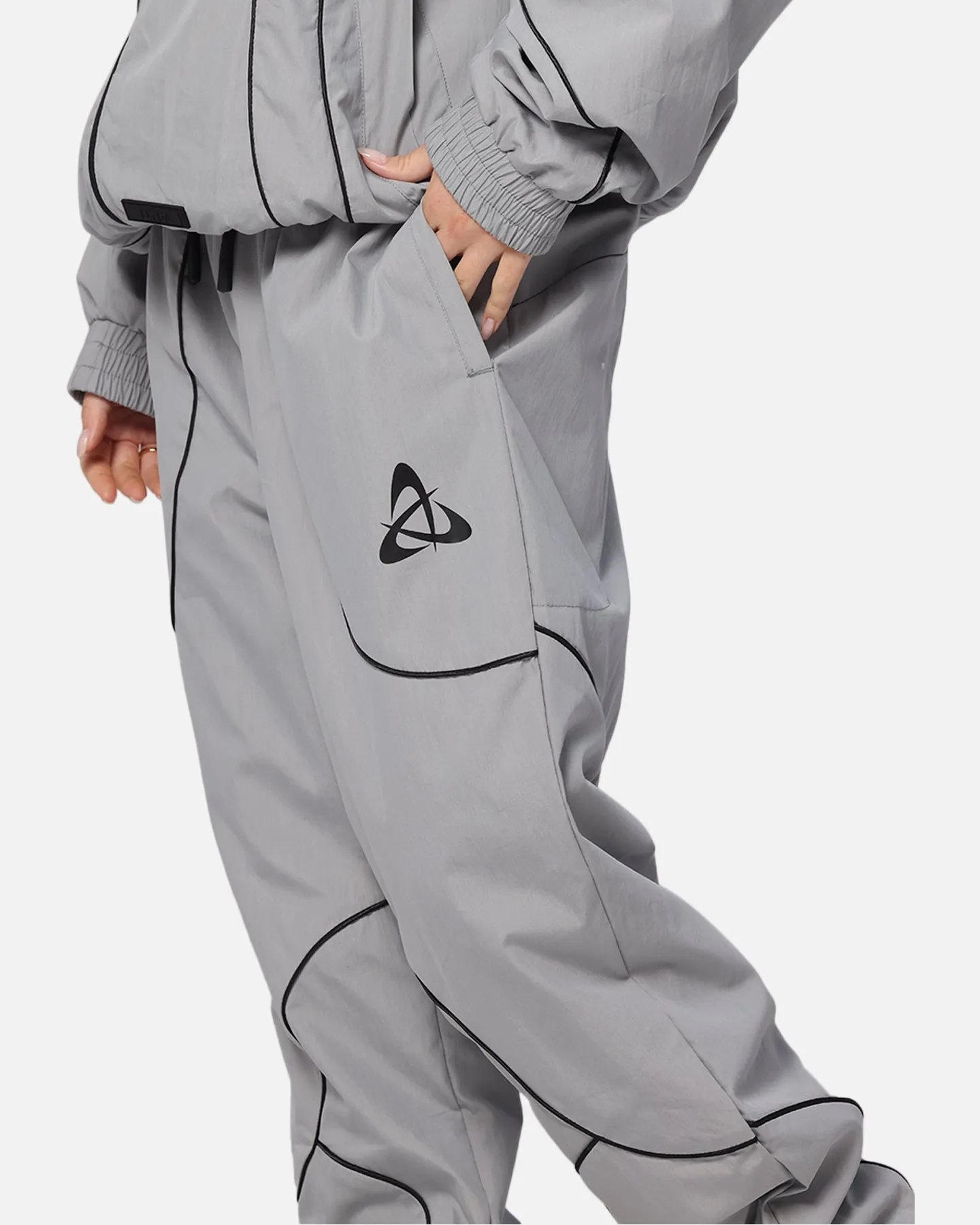The Anti Order Stereo Nylon Track Jogger Grey