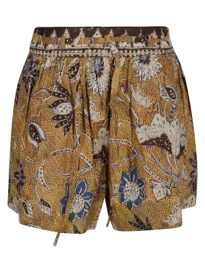 Ulla Johnson Rowan Floral Printed Shorts