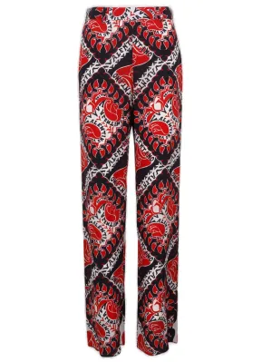 Valentino All-Over Printed Straight Leg Trousers