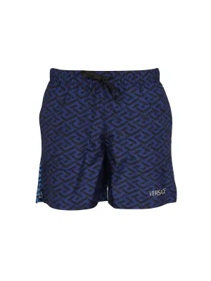 Versace Greca Printed Swim Shorts