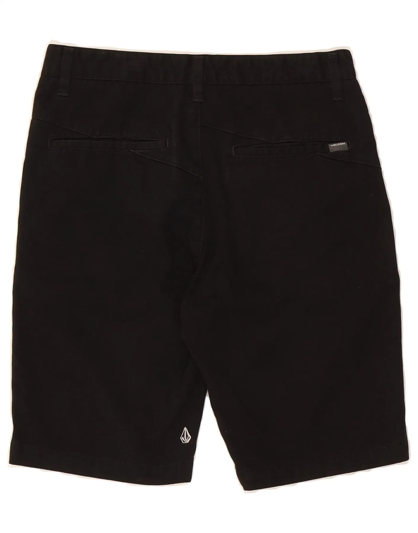 VOLCOM Mens Chino Shorts W30 Medium  Black Cotton