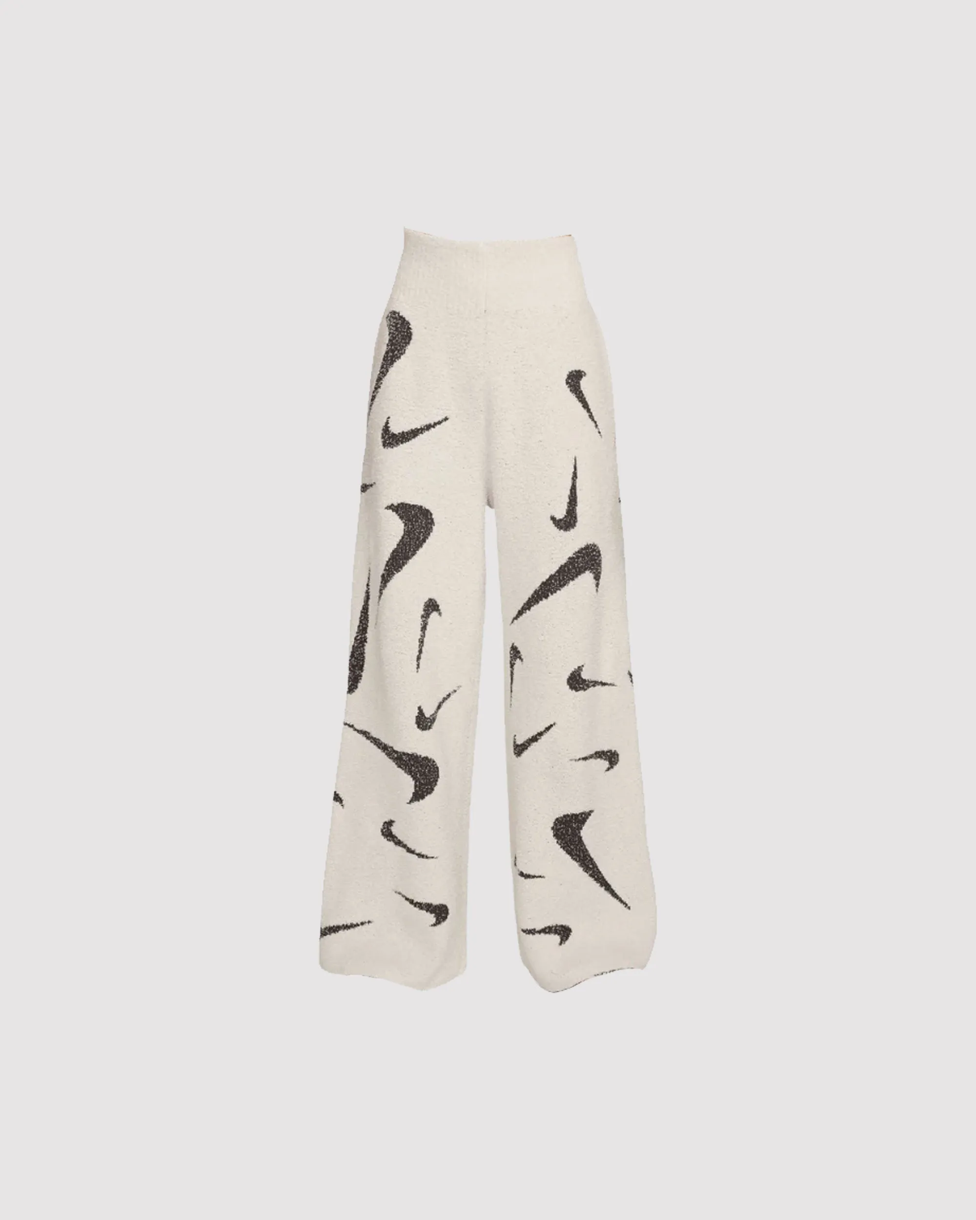 W WIDE LEG KNIT PHOENIX COZY BOUCLÉ PANTS LT OREWOOD