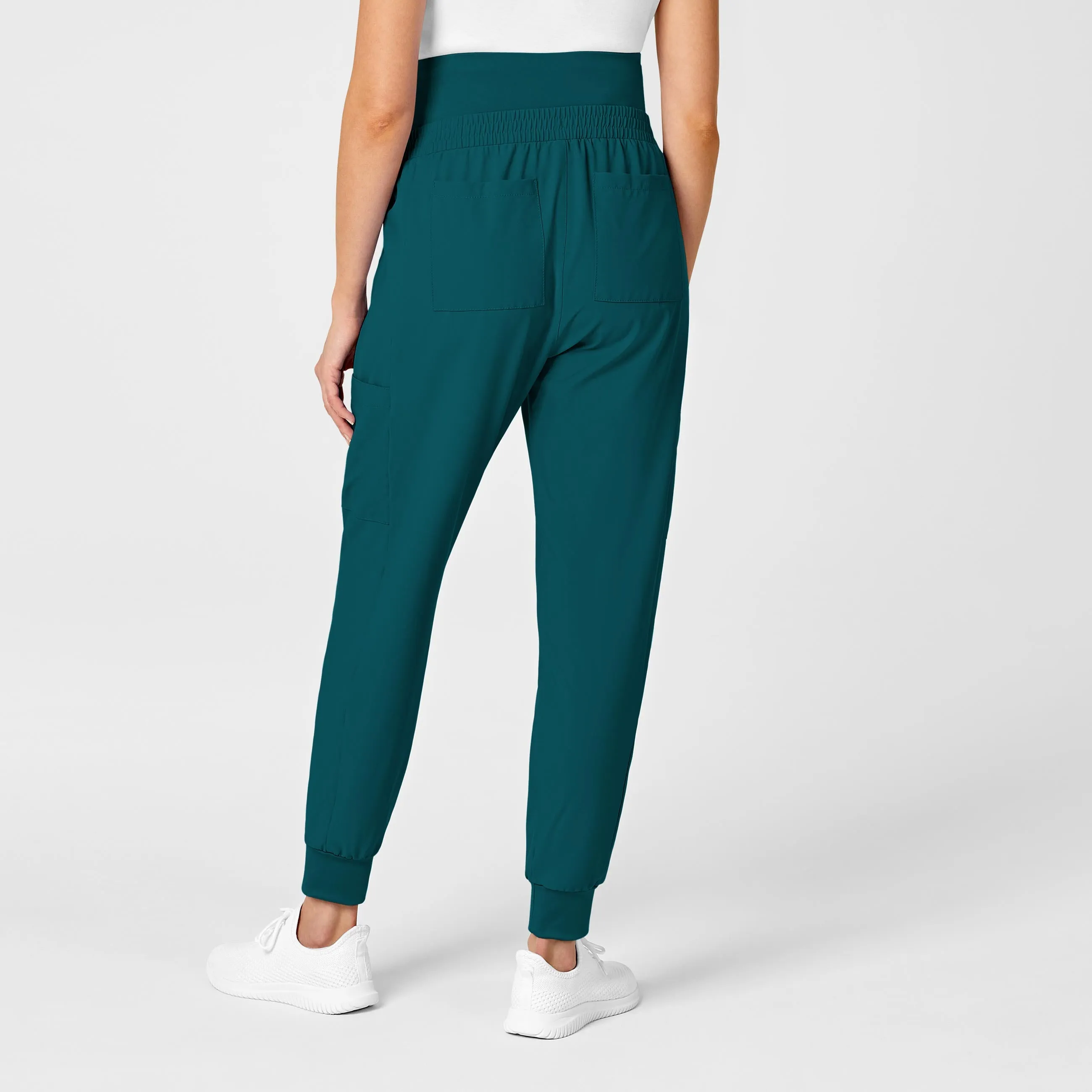 W123 Maternity Jogger Scrub Pant - Caribbean
