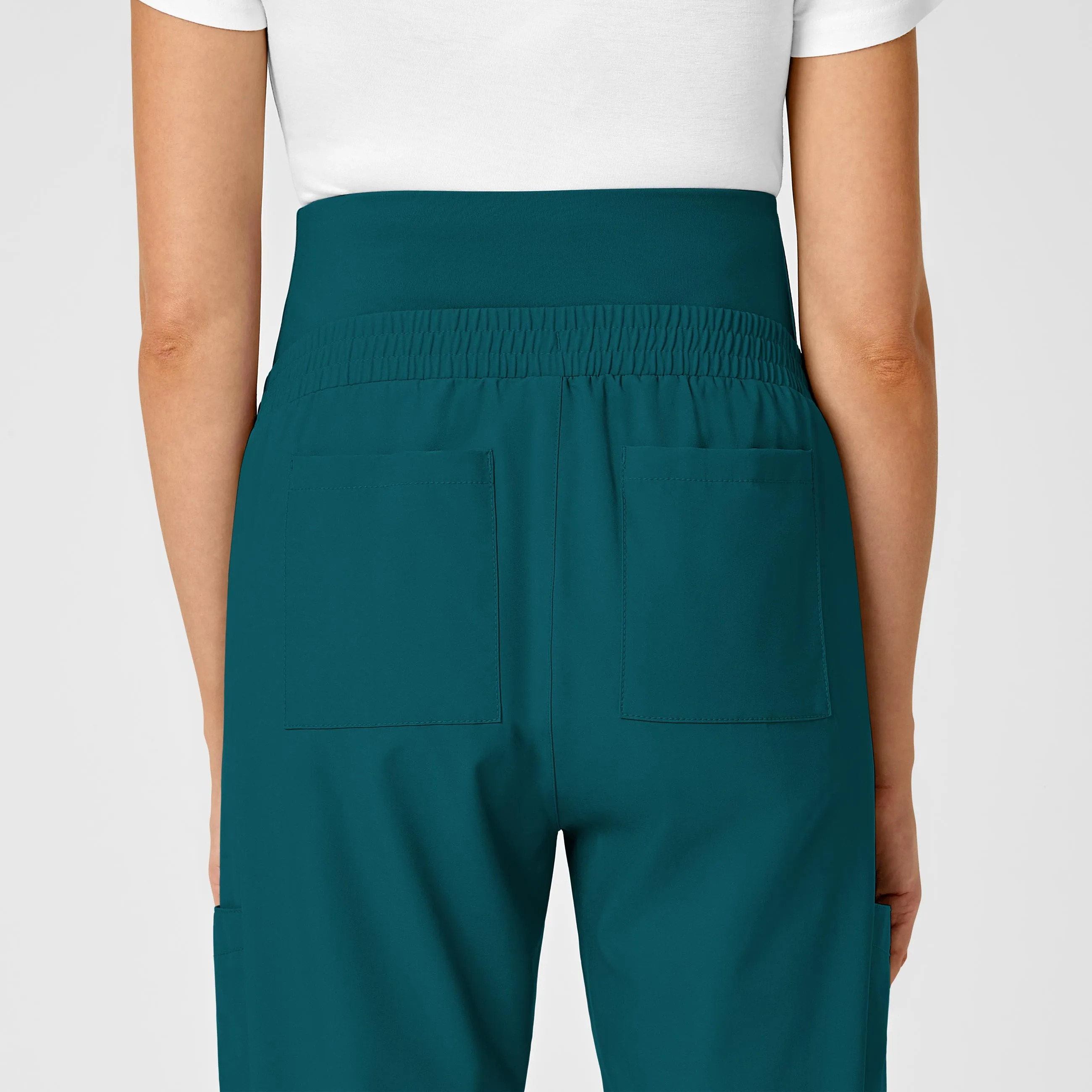 W123 Maternity Jogger Scrub Pant - Caribbean