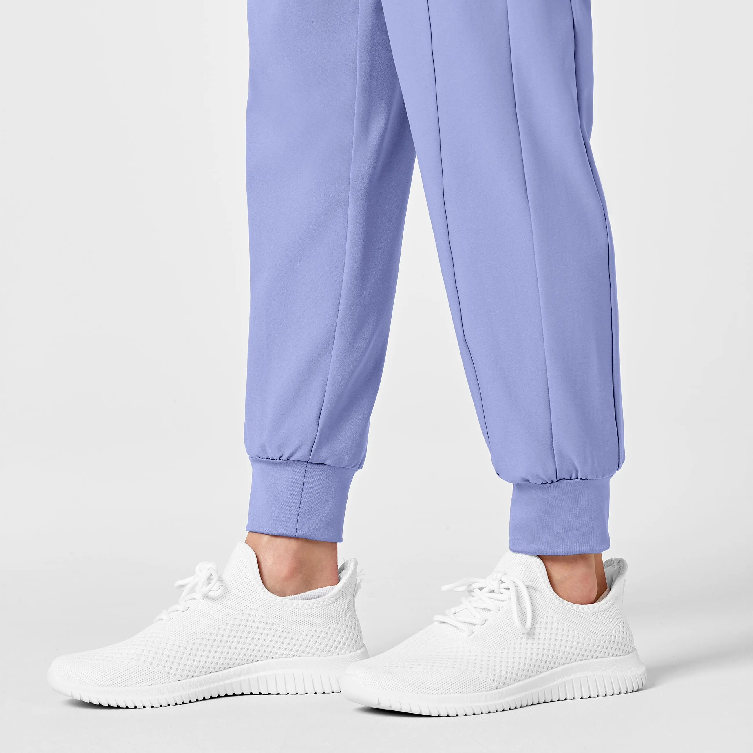 W123 Maternity Jogger Scrub Pant - Ceil Blue