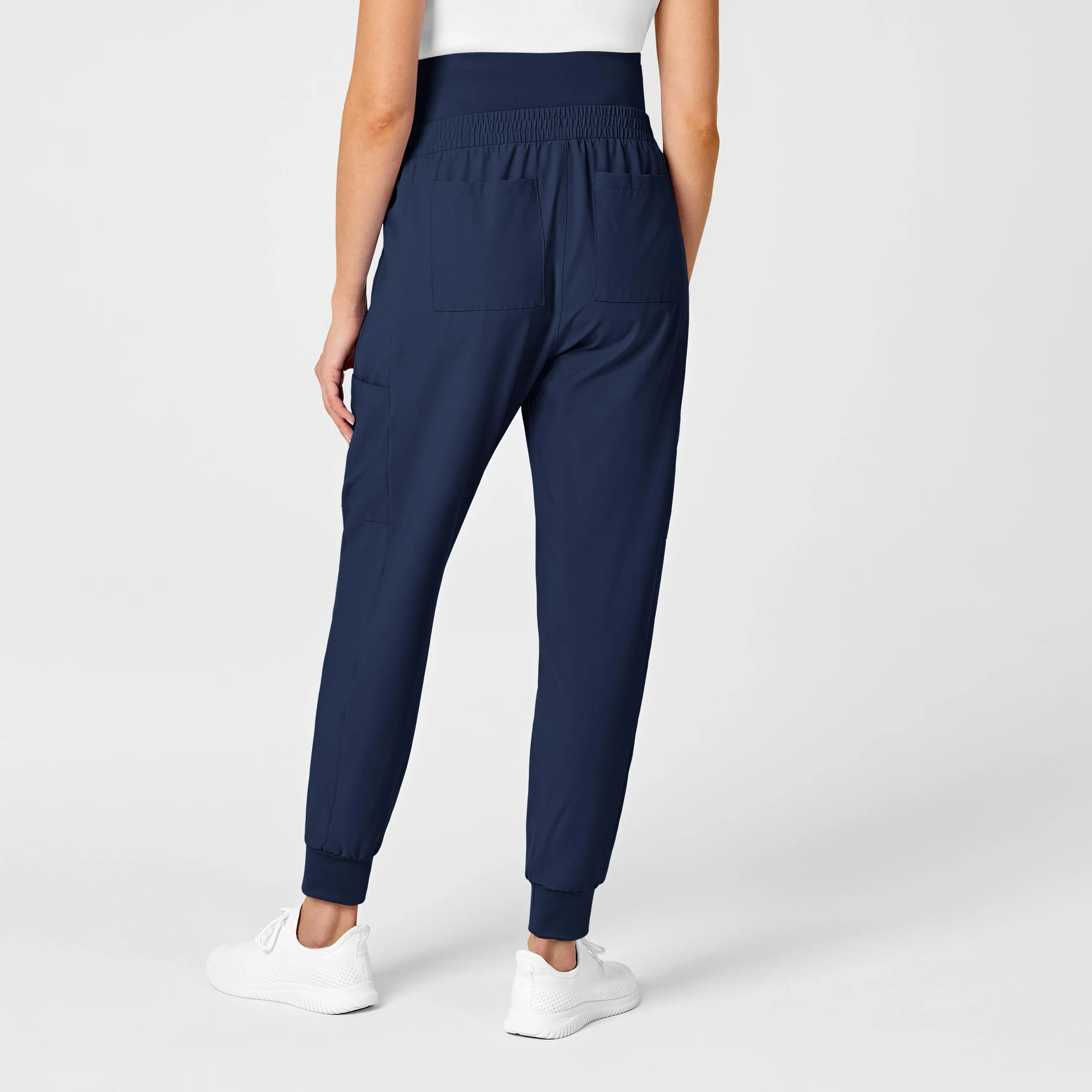 W123 Maternity Jogger Scrub Pant - Navy