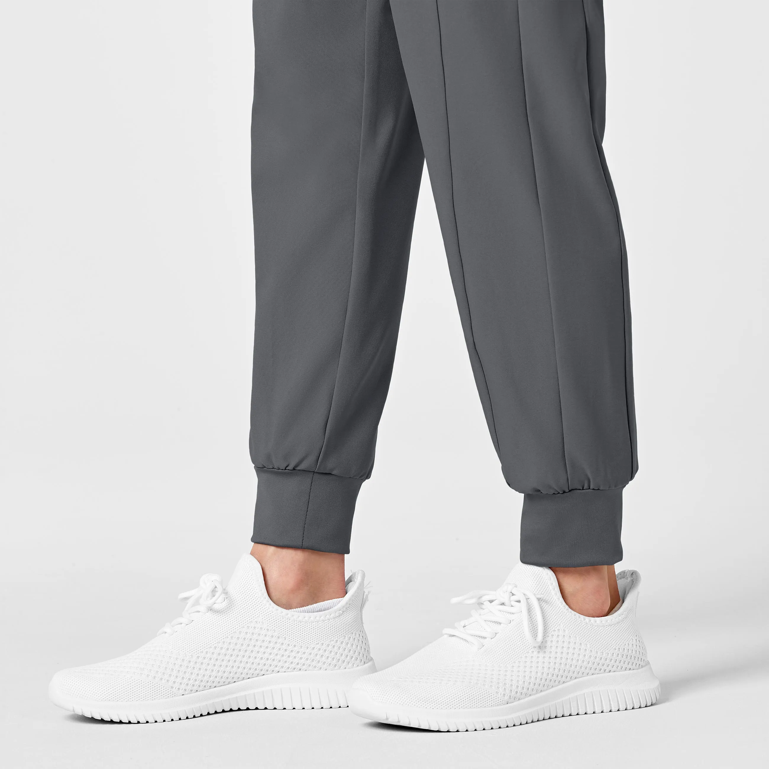 W123 Maternity Jogger Scrub Pant - Pewter