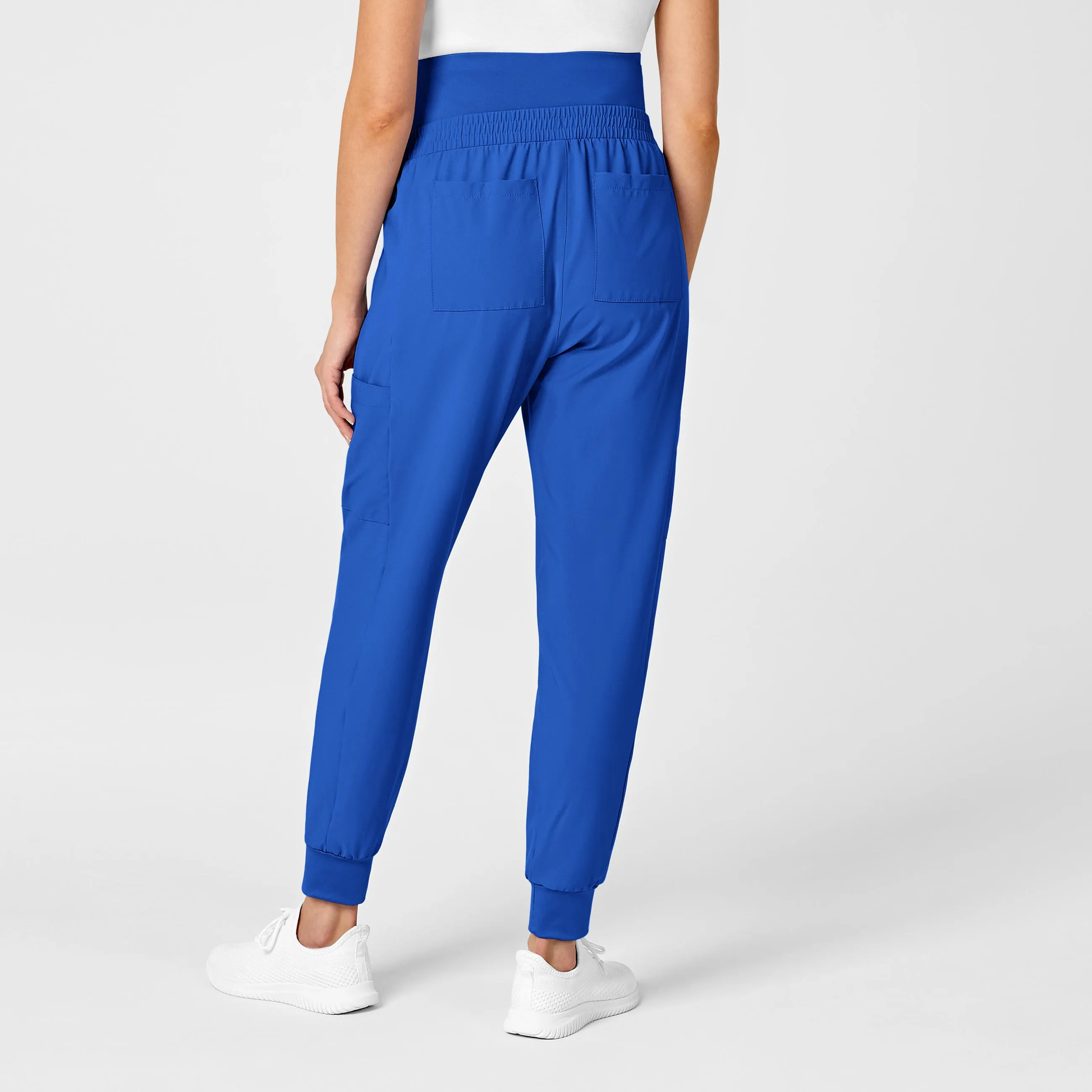 W123 Maternity Jogger Scrub Pant - Royal