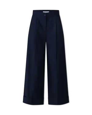 Wide Leg Cotton Pants