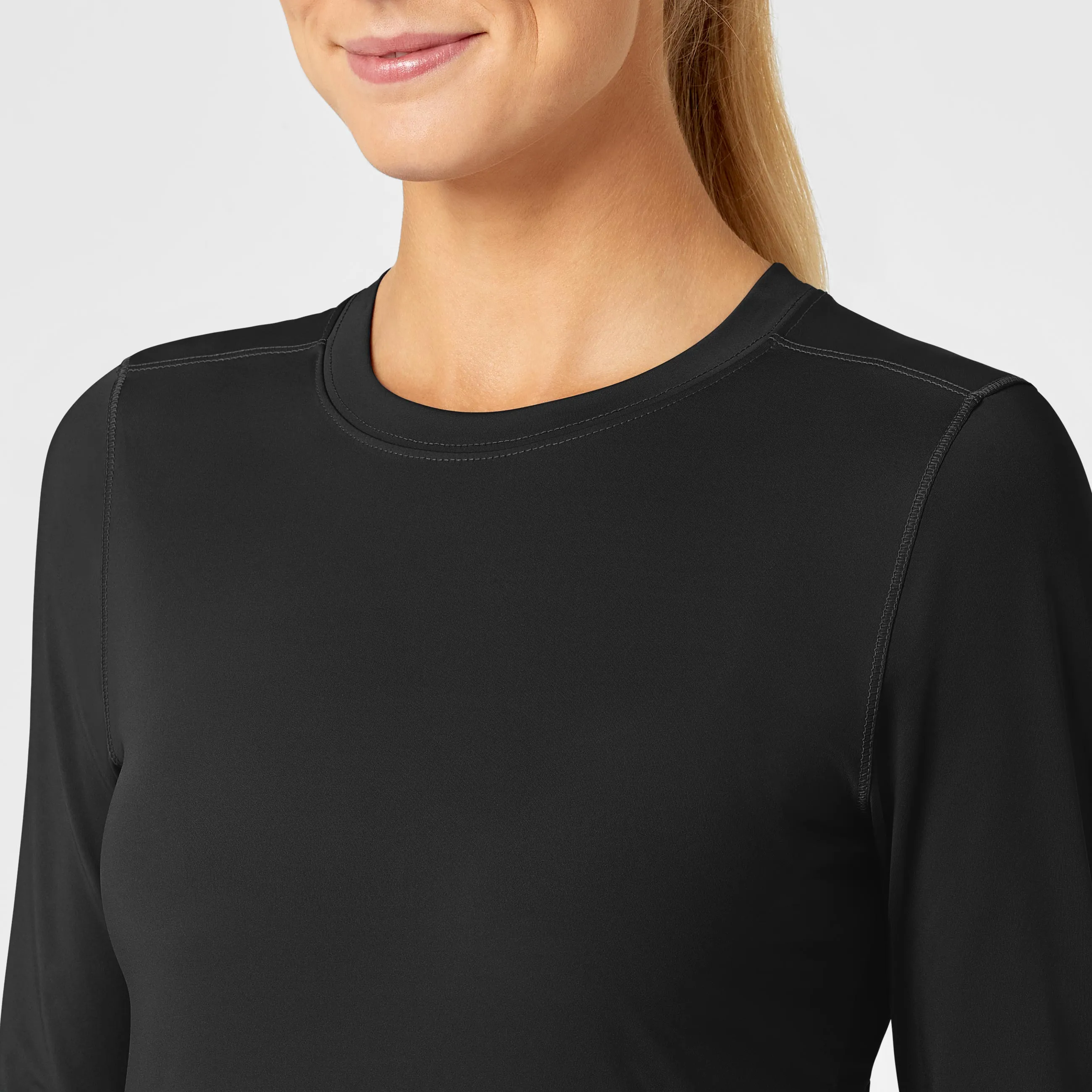 Women's Performance Long Sleeve Tee - Black