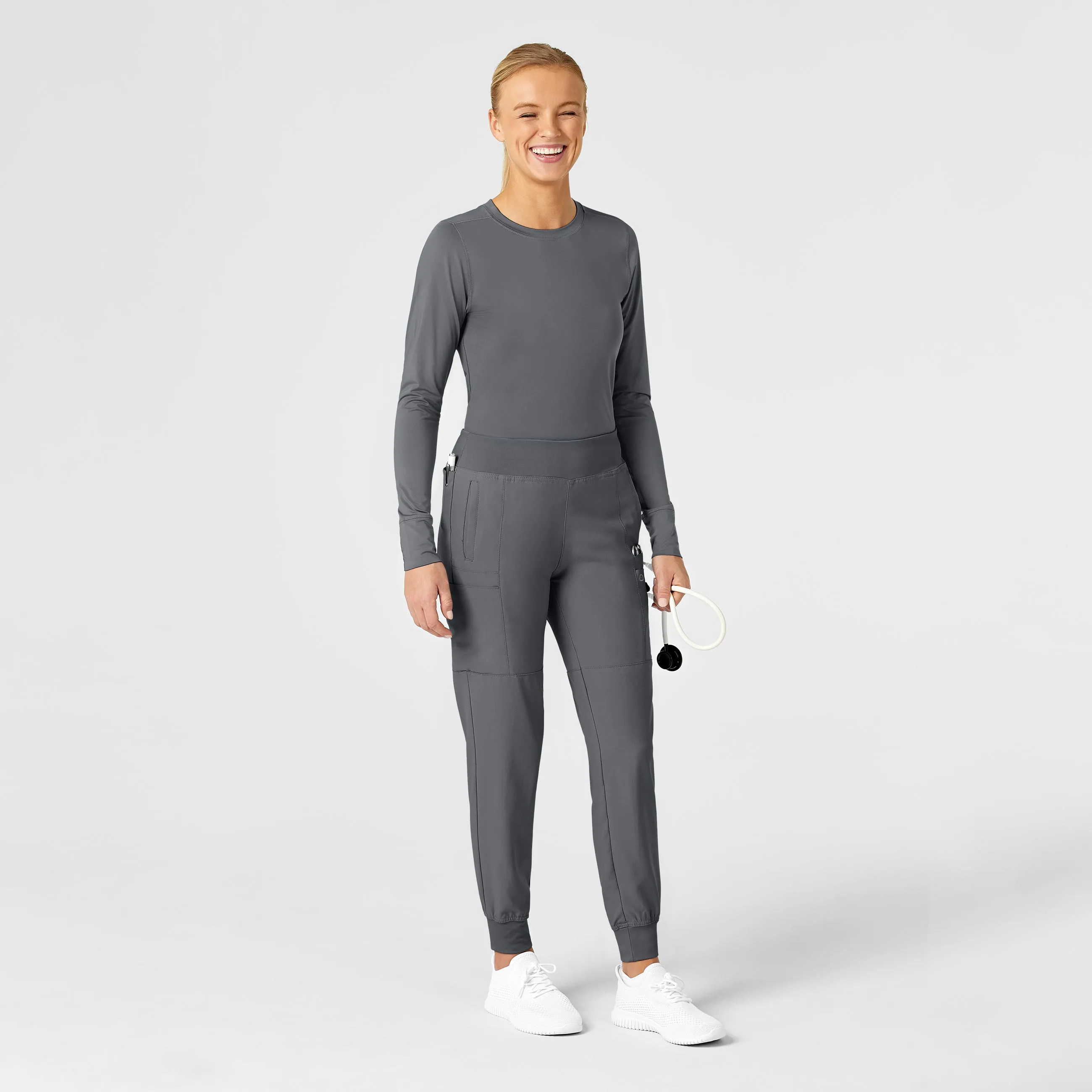 Women's Performance Long Sleeve Tee - Pewter