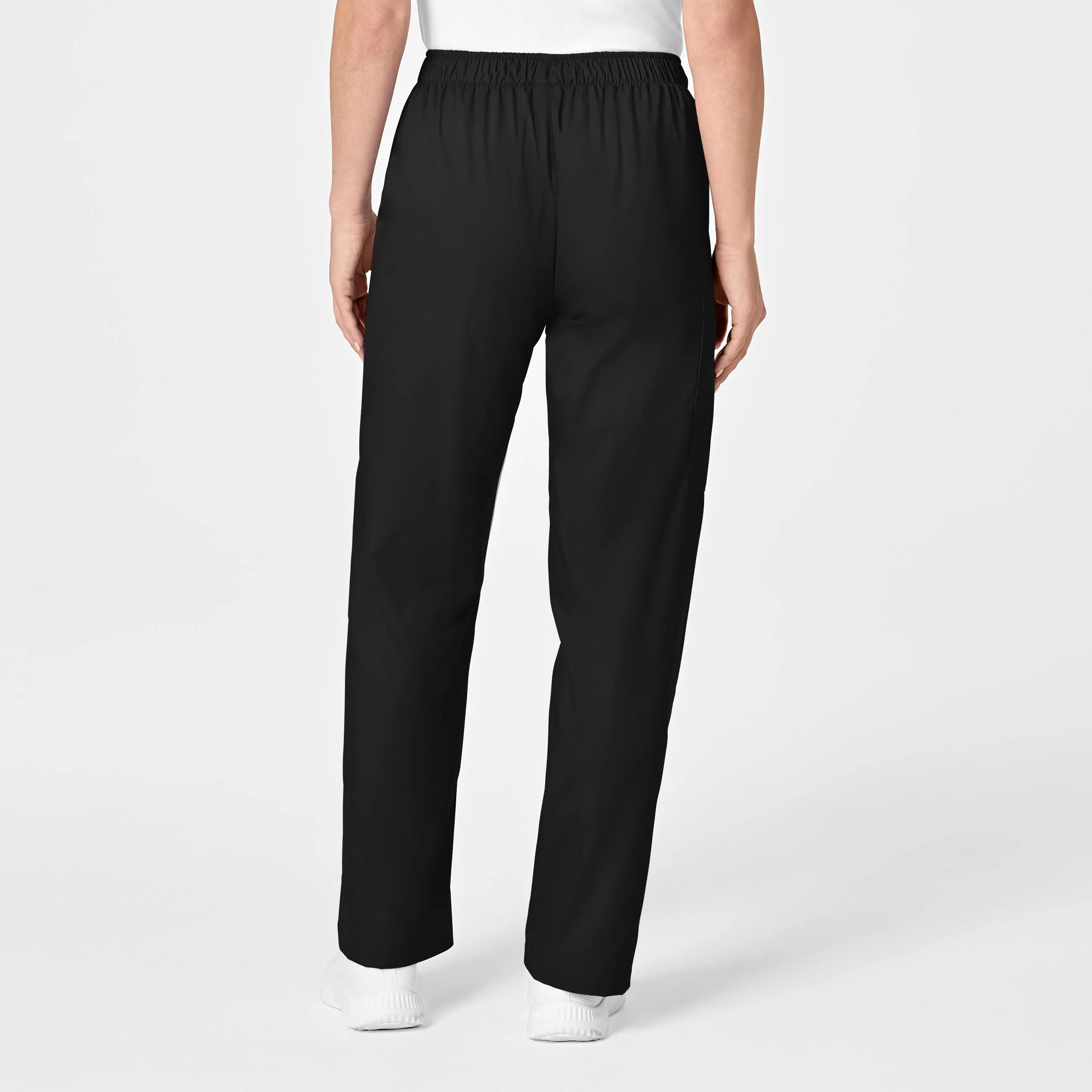WonderWORK Women's Pull-On Cargo Scrub Pant - Black