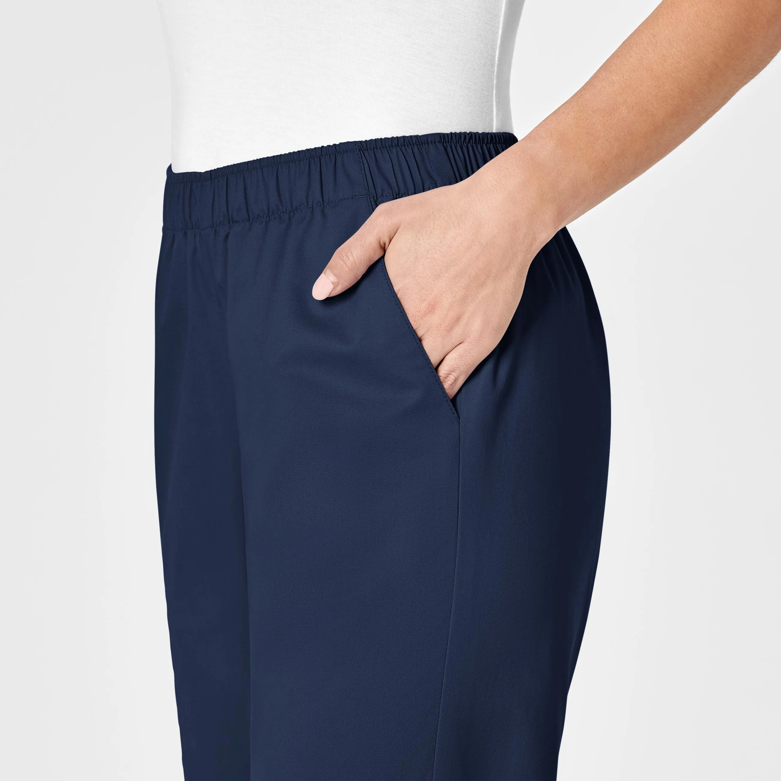 WonderWORK Women's Pull-On Cargo Scrub Pant - Navy
